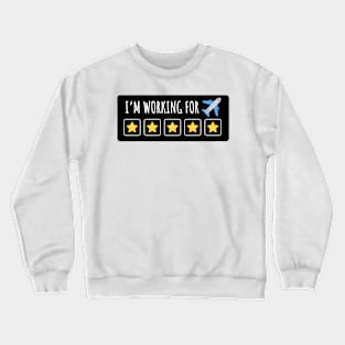 Working for Vacation , Clever Gift for ABA Therapists, Behavior Analysts, Work-Life Balance, Travel Gift, Funny Holiday Jokes. Crewneck Sweatshirt